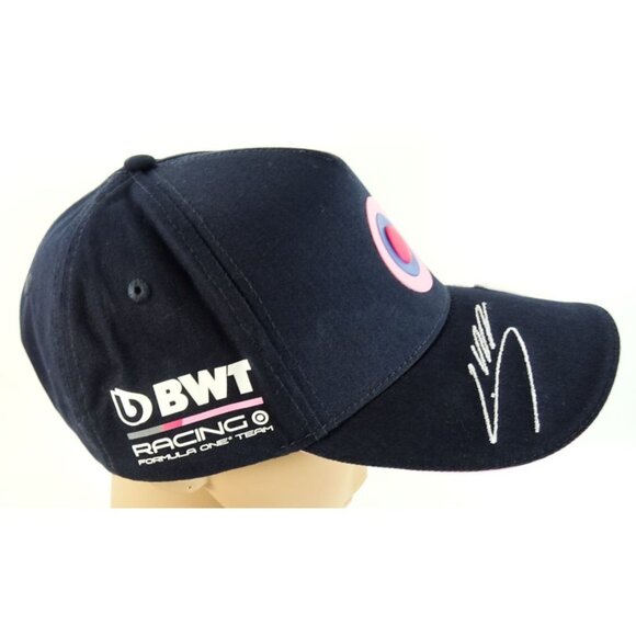 Official Racing Point F1 Team Lance Stroll #18 BWT Navy Blue Baseball Cap Hat - Picture 3 of 8